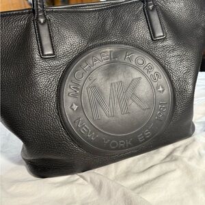 Michael Kors Black Quilted Interior Bag